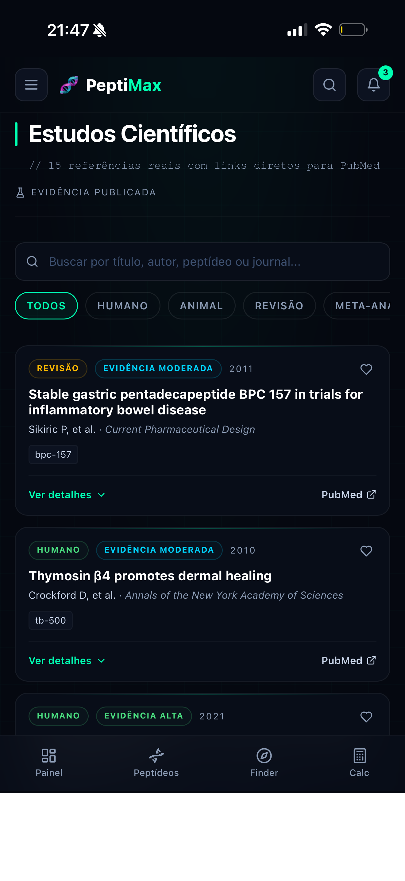 Estudos Científicos